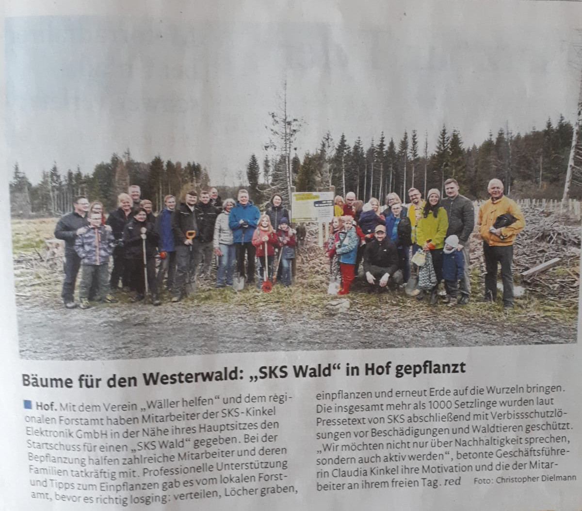 Zeitungsartikel SKS Wald